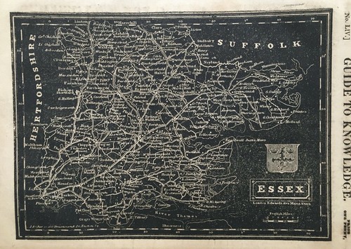 1834 antique map - 1834,