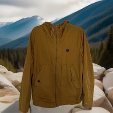 Pretty Green Classic Hooded Wind Breaker Jacket Size Large oasis liam 