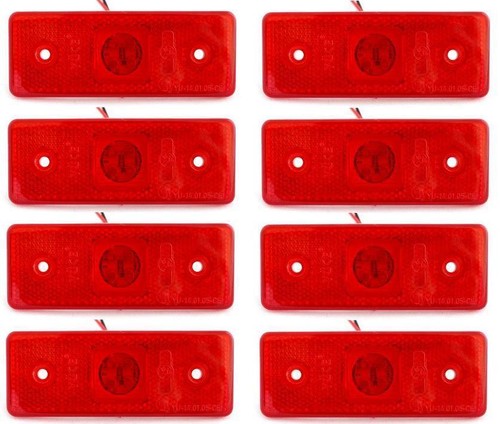 Pcs 12v led - red, marker