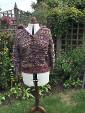 Women’s hoodie knitting pattern in aran size 32”-38”