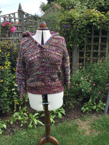 Women hoodie knitting - hoodie,
