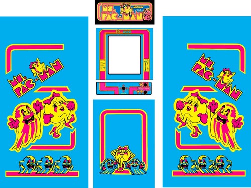 Pac man arcade cabinet pc - man,