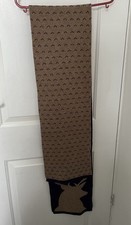 Alice Hannah Spotty Striped Lambs Wool Angora Mix Scarf