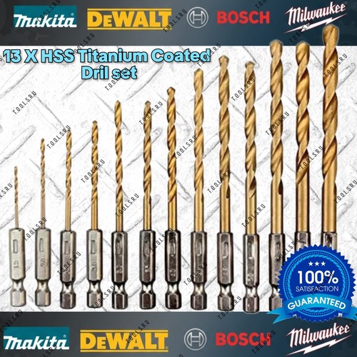 Hss titanium coated - 13, hex