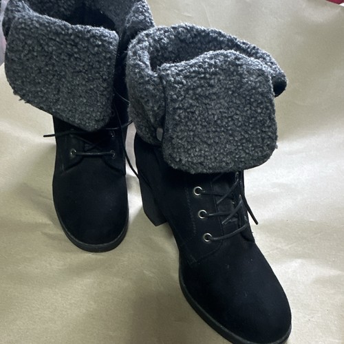 Women black faux suede - women’s,