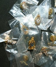 Dealers Lot 12 British Regimental Enamel Badges Marine, RAF, REME, RAMC, Signals