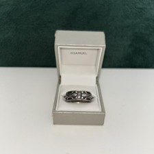 H Samuel Silver ring 925 mens size V 10.5