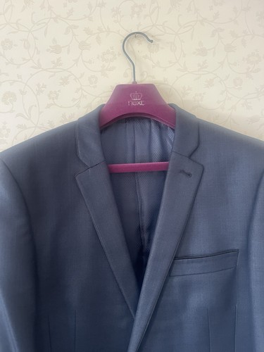Navy blue tailored suit next - navy,
