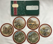 Vintage CloverLeaf Placemats Set of Six 6 Traditional Country Cottage Design 
