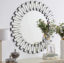 Modern Round Sunburst Accent
