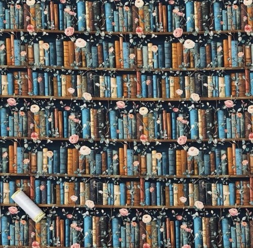 Library design cotton - library, print