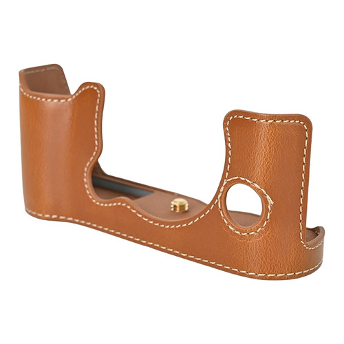 Oiled leather camera - leather,