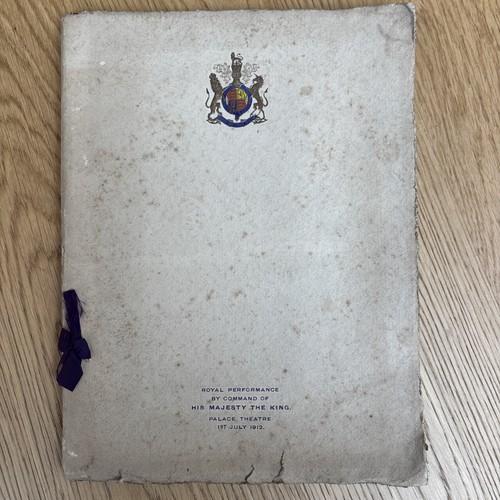 Royal performance programme - royal,