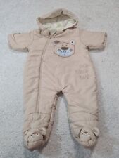 6-9 Months Boys tiny ted Snowsuit please read (26)