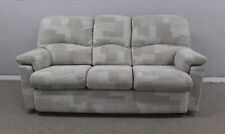 G Plan Small Chloe Checkers Putty Fabric 3 Seater Sofa RRP £2419