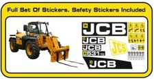 JCB 531-70 Full Sticker / Decal Kit . Safety Stickers Included