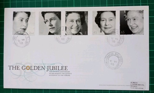 2002 golden jubilee fdc - jubilee,