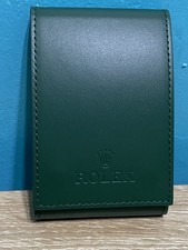 Rolex Green Leather Travel