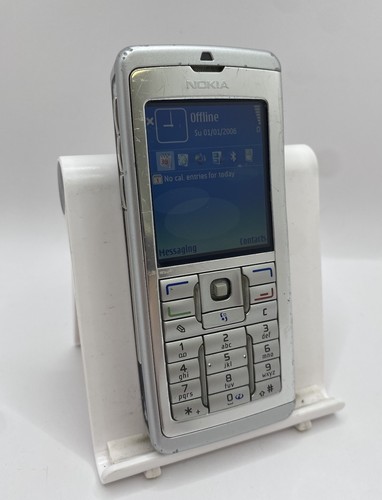 Nokia e60 silver unlocked - e60-1,