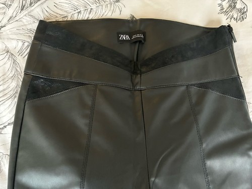 Zara leggings faux - zara,