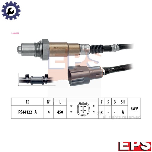 Lambda sensor 998 603 - sensor, 1.998.603