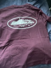 Corteiz Burgundy Logo Tshirt