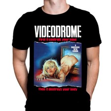 VIDEODROME - Black T-Shirt - Sizes S - 5XL -  Art / Horror / Debbie Harry