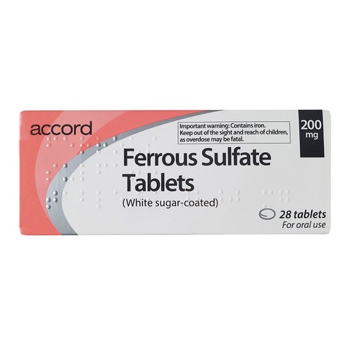 Ferrous sulphate 200mg 28 - ferrous,