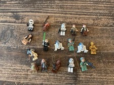 Complete Lego Set Ewok Village Mini Figures X17 Leia Teebo Logray Luke Han