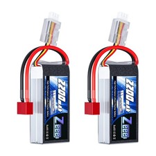 2x 11.1V 2200mAh 3S 50C Lipo