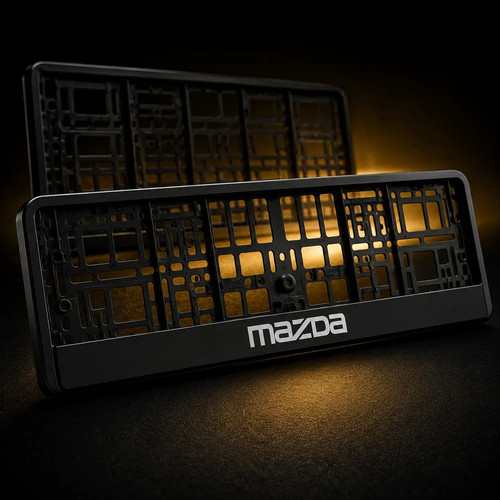 Single mazda number plate - single,