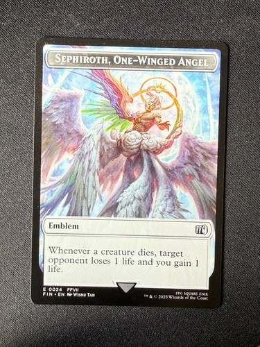 Sephiroth one winged - sephiroth,, one-winged