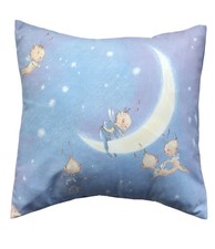 Mabel Lucie Attwell Peter Pan Fairies Vintage Fabric Cushion