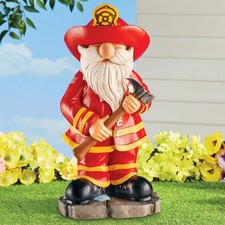 Adorable Fireman Gnome