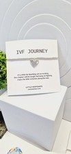 IVF Bracelet Gift | IVF Gift | Fertility Journey Bracelet I Silver Plated Charm