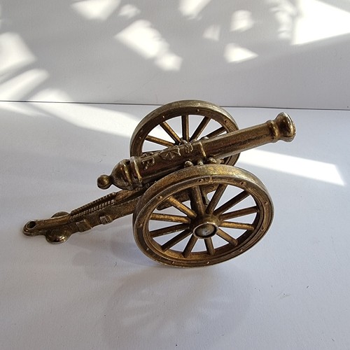 Vintage brass cannon - gr, george