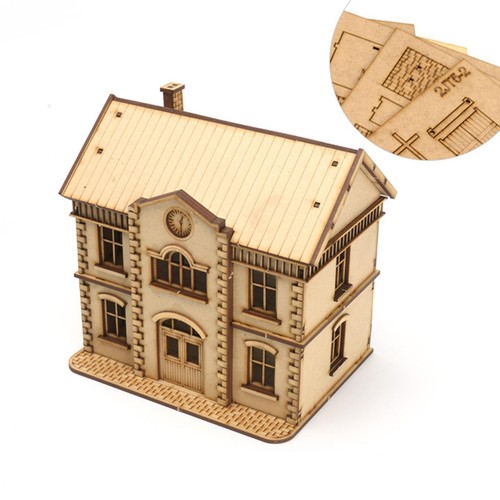 European building model - 1/72,