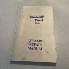 Triumph Herald 1200 Owners Repair Manual