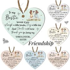Best Friend Gift Heart Plaque