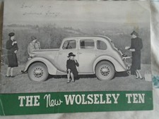 Wolseley Ten brochure Feb 1939
