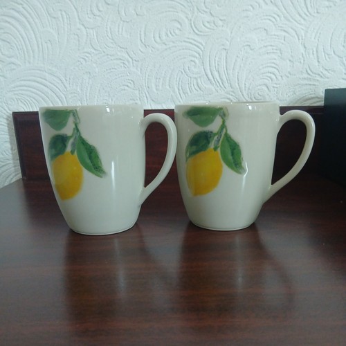 Marks and spencer lemon mugs - and,