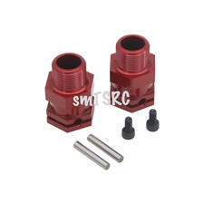 Alloy Rear Hex Hub Set for 1/5
