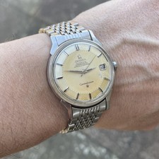 Vintage 1966 Omega Constellation Pie Pan Chronometer 1960s Wristwatch