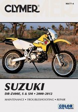 Suzuki DR-Z400E, S & SM Manual