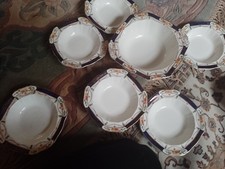 Vintage Alfred Meakin  china 1 x serving bowl and 6 x dessert bowls