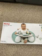 Nuby Inflatable Sit and Play Floor Seat 6-12 Months Sitting Aid