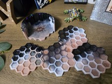 Honeycomb Resin Art Coasters