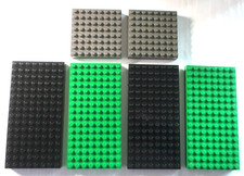 LEGO THICK GREEN & BLACK BASE