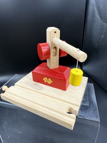 Bigjigs wooden railway crane - bigjigs,