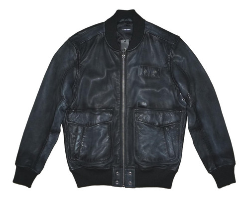 Diesel oiuki leather jacket - diesel, l-oiuki